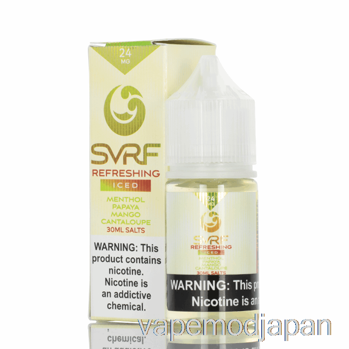 Vape Japan アイスリフレッシュ - Svrf ソルト E-リキッド - 30ml 24mg